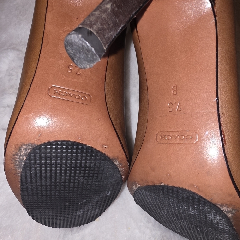 Coach Tan Ankle Boots - Picture 7 of 7